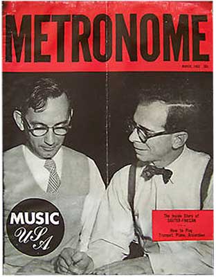 Bill Finegan and Eddie Sauter (Metronome Magazine, 1953).